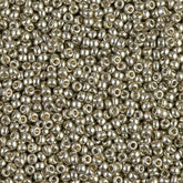 11/0 Miyuki Seed Beads Duracoat Galvanized Light Pewter #4221